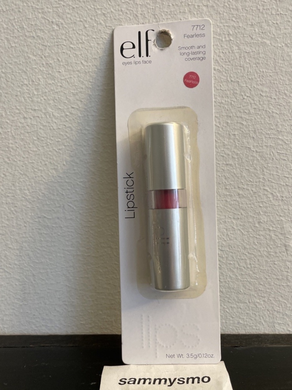 Elf e.l.f. Lipstick, 7712 Fearless Long Lasting 0.12 oz.